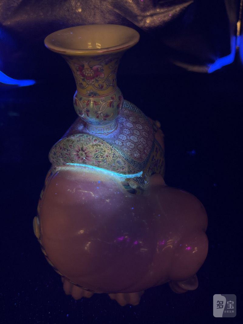 清 粉彩太平有象摆件 - 图16